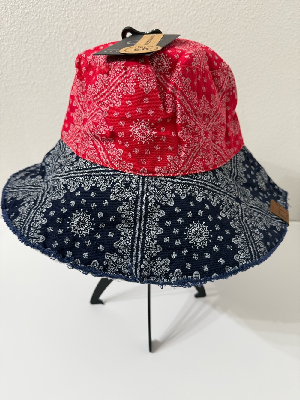 CC Paisley Bandana Bucket Sun Hat – Adjustable | UPF 50+ Sun Protection
